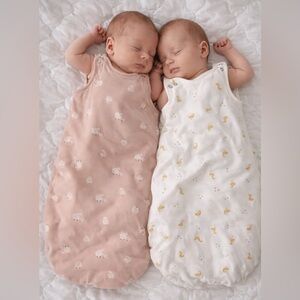 Source Unknown Kids Sleep Sacks - Beige and White